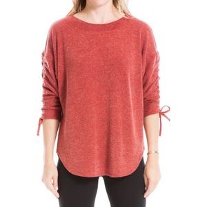 Max Studio Cinch Sleeve Sweater